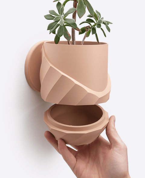 Cracked Spiral Planter